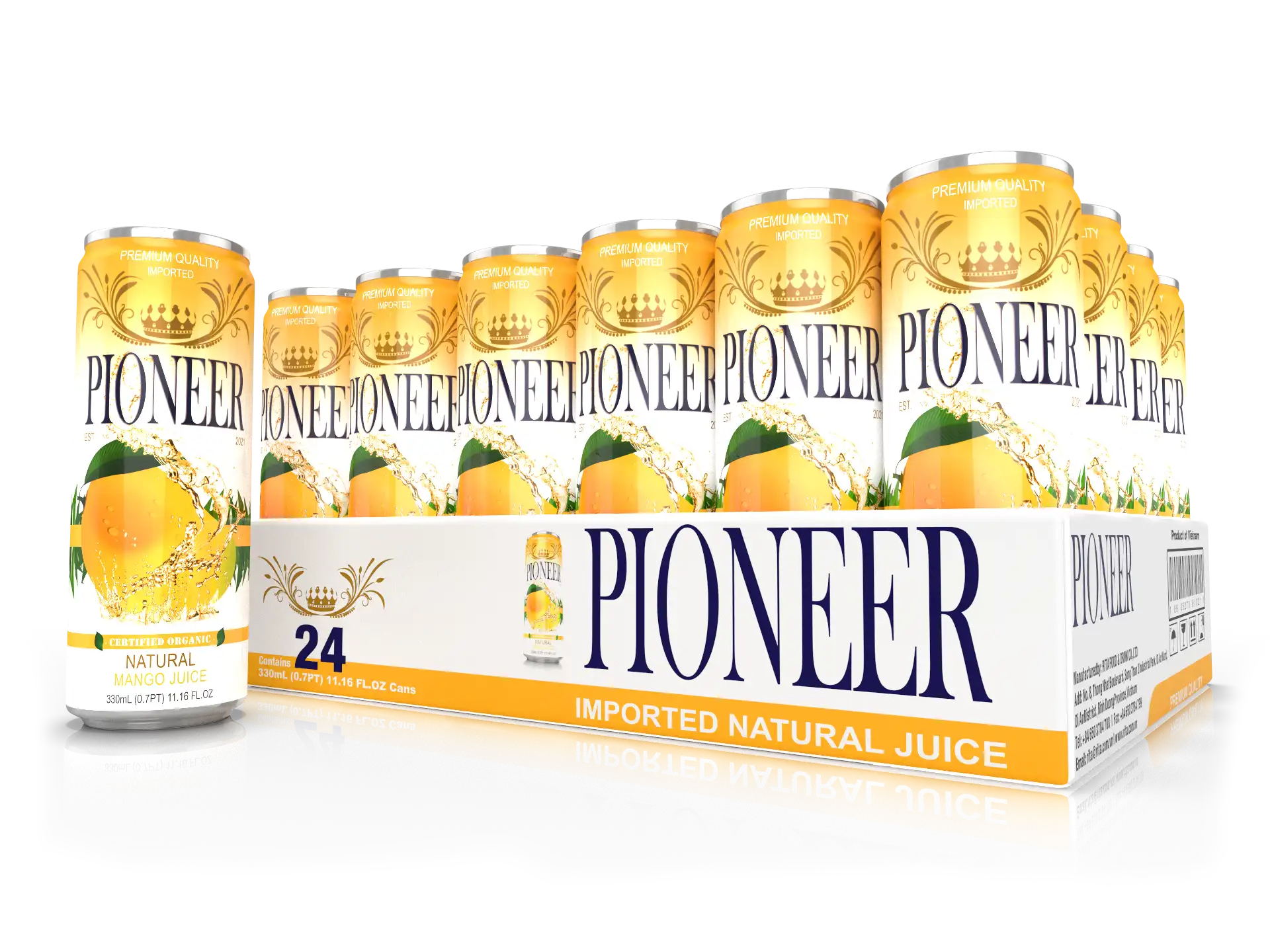 Pioneer Juices - Mango 24 Pack