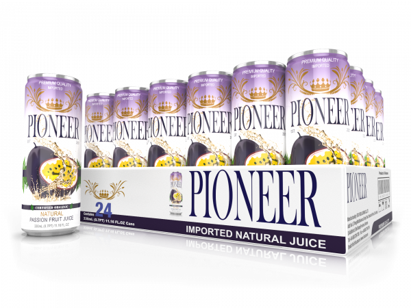 Pioneer Juices – Passion Fruit 24 Pack 3D