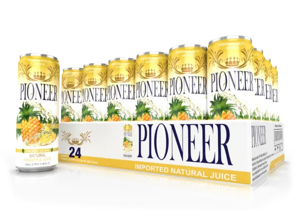 Pioneer Juices – Pineapple 24 Pack Pioneer Juices - Pineapple 24 Pack