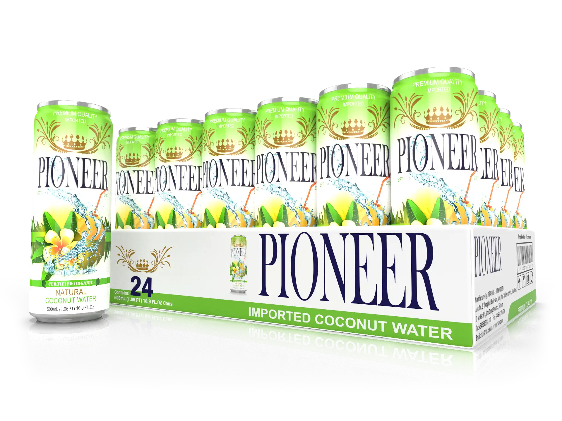 Pioneer Coconut Water - 24 Pack