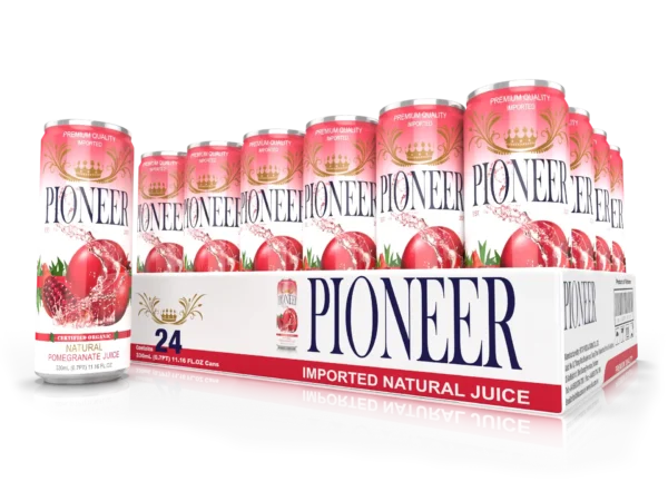 Pioneer Juices – Pomegranate 24 Pack Pioneer Juices - Pomegranate 24 Pack